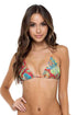 Luli Fama La Bella De Cuba Crystalized Braided Triangle Top
